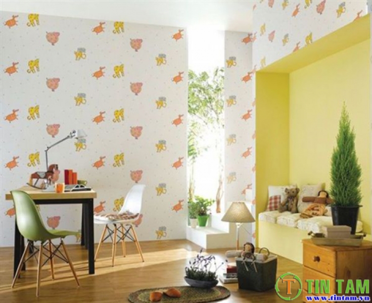 giấy dán tường 3d trẻ em